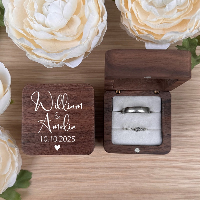 Personalized Ring Box - Etsy