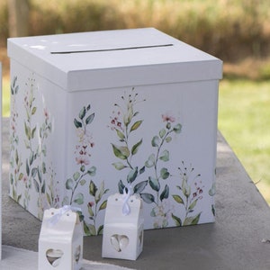 Botanische Karte Briefkasten, Hochzeitskarte Andenken-Box, Hochzeitskarten Box, Botanische Hochzeit Lieferungen, Hochzeitsdekorationen