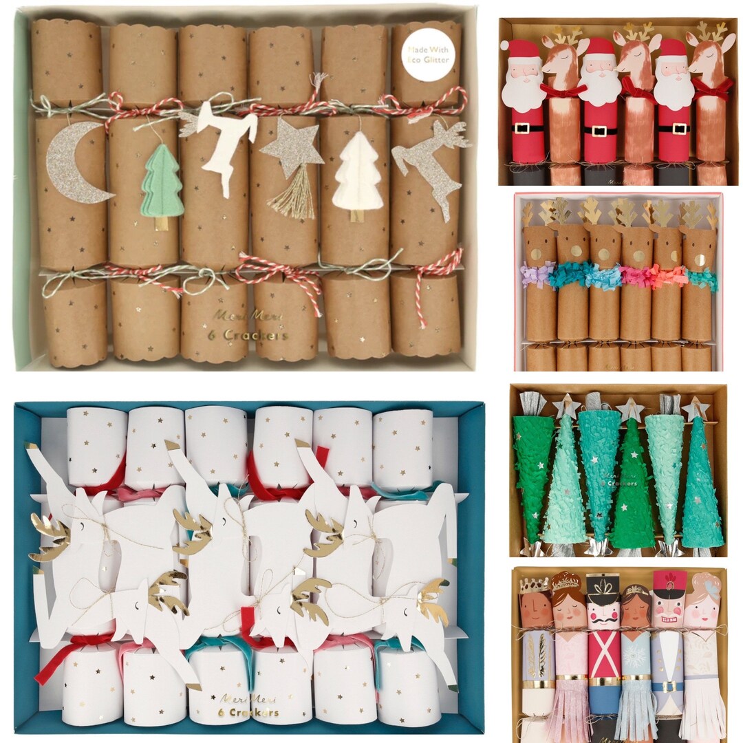 Luxury Novelty Christmas Crackers Festive Table Favours Etsy UK