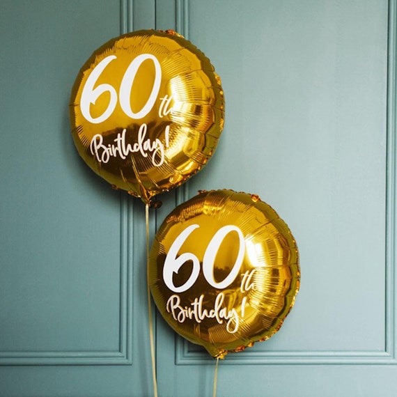 60th birthday balloons discount