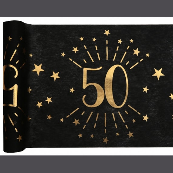 Pack Fête 50e Anniversaire Pour 10 Personnes, Vaisselle 50e Anniversaire En Or Rose, Assiettes 50e Anniversaire, Serviettes En Papier 50e, Gobelets En Papier 50e - France
