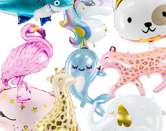 Large Animal Foil Balloons Childrens Helium Balloon Gifts - Etsy