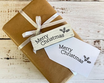 Großer Frohe Weihnachten Handwerk Stempel, Scrapbooking, DIY Festliche Papiermodelle, Tinte, Stempel Zubehör, Gruß stempel