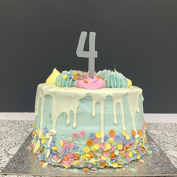 Decoración para tartas de cumpleaños, decoración de pastel de cumpleaños,  decoración de tartas, decoración de tartas de acrílico personalizable para