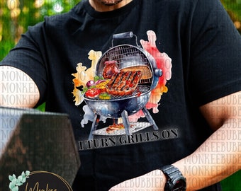 I Turn Grills On T-Shirt, Man's Gift, Grill Master, Guy Gift, Father's Day, Husband Gift, Dad Gift, Grill Master Shirt, Grilling Shirt