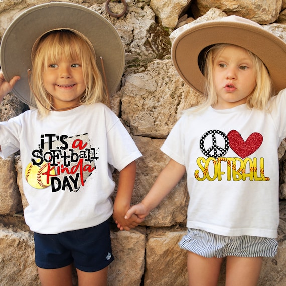 Funny Softball Sister Brother T Shirt Cute Gift For Girl Boy Funny Softball Sister Brother T Shirt Cute Gift For Girl Boy