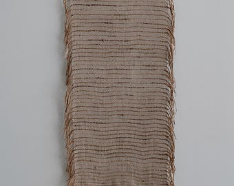 Wall Hanging - Linen Tussar Silk Stripes