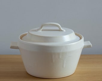 Grand ragoût Donabe - Marron | Blanc