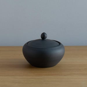 Teppatsu Lidded Pot - Black