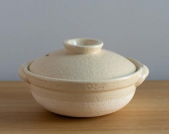 Pequeño Ko-Iga Donabe - Blanco roto