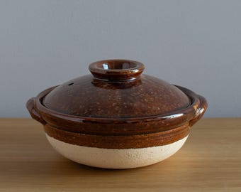 Ko-Iga Donabe Pequeño - Ame (Marrón Caramelo)