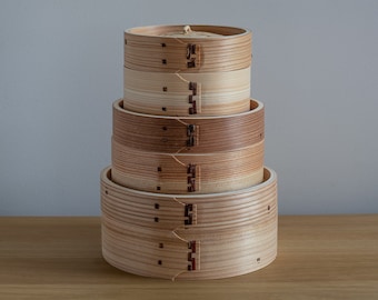 Cedar & Bamboo Steamer Basket