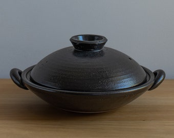 Tegame japonés Donabe - Negro mate