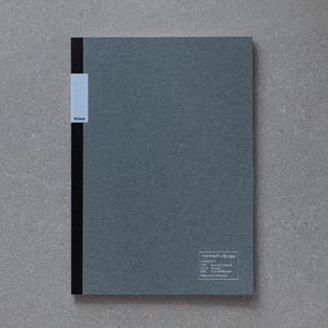 Kleid A5 2mm Flat Notebook - Olive, Navy, Charcoal Charcoal