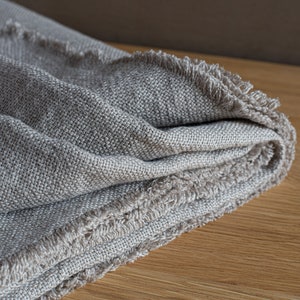 Lithuaninan Linen Throw Blanket image 5