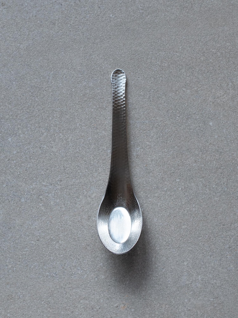 Nagomi Hammered Chinese Soup Spoon - Thumbnail 3