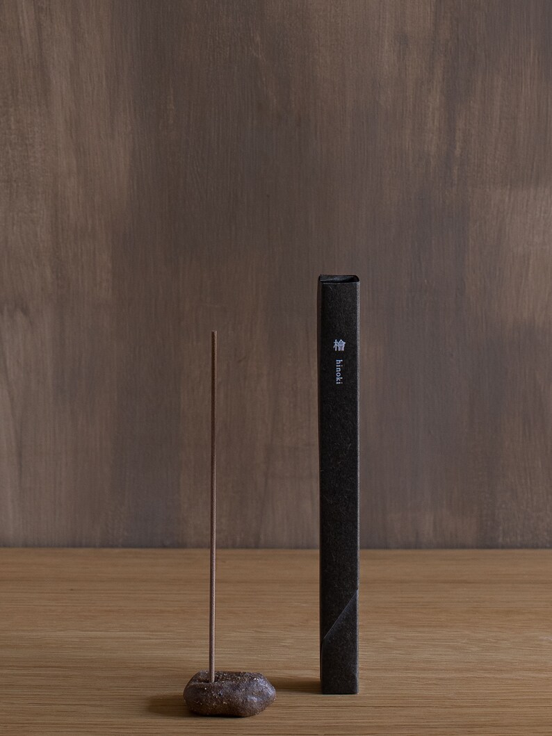 Japanese Hinoki Cypress Incense Gift Set Etsy