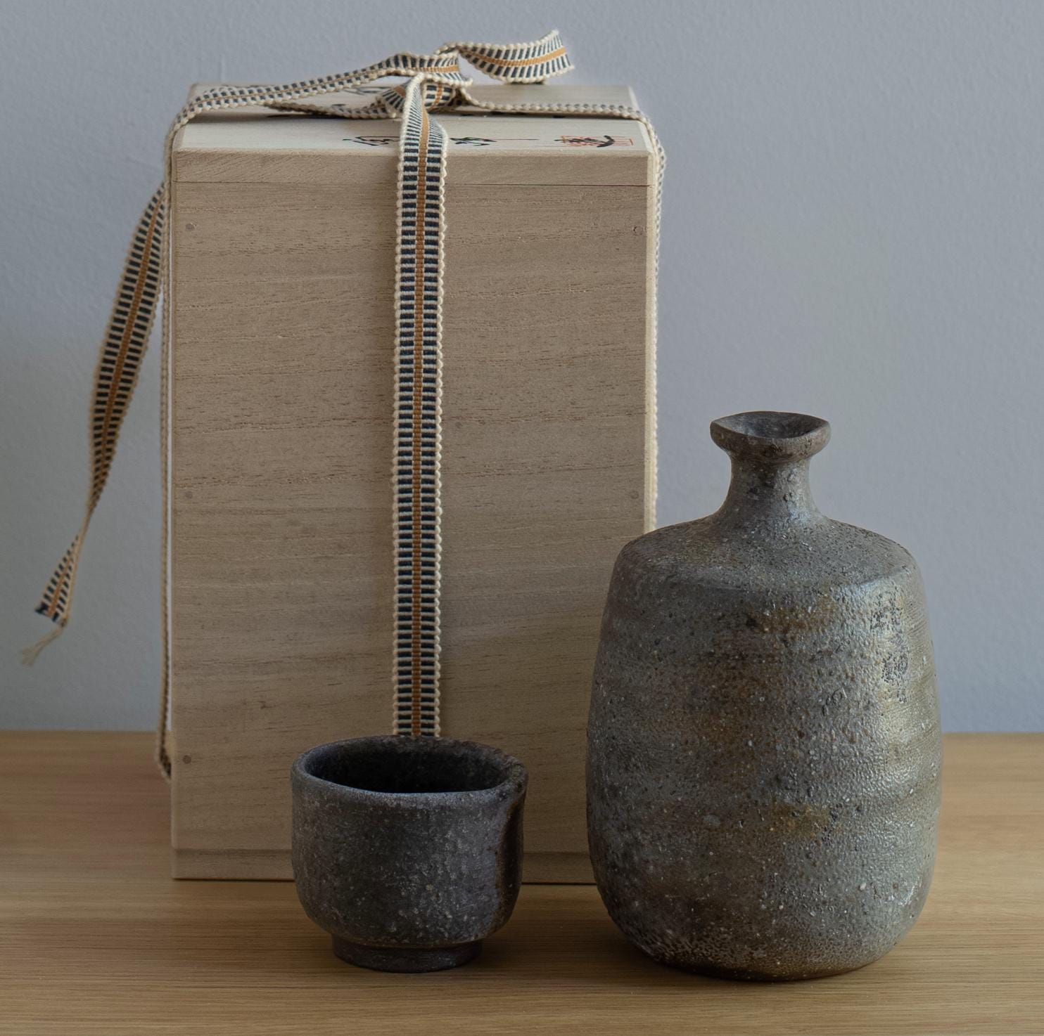 Bizen Sake Set - Etsy