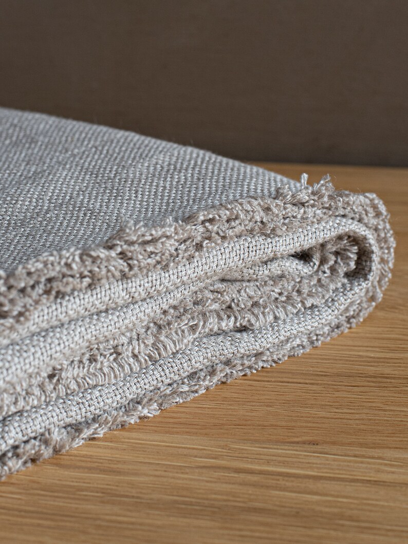 Lithuaninan Linen Throw Blanket image 3