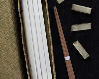 Chopstick & Ceramic Rest Gift Set