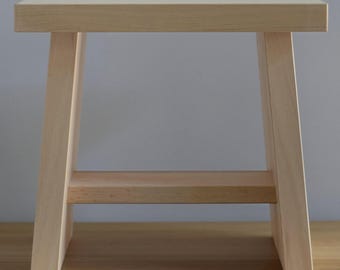 Taburete de baño Hinoki Cypress - Alto