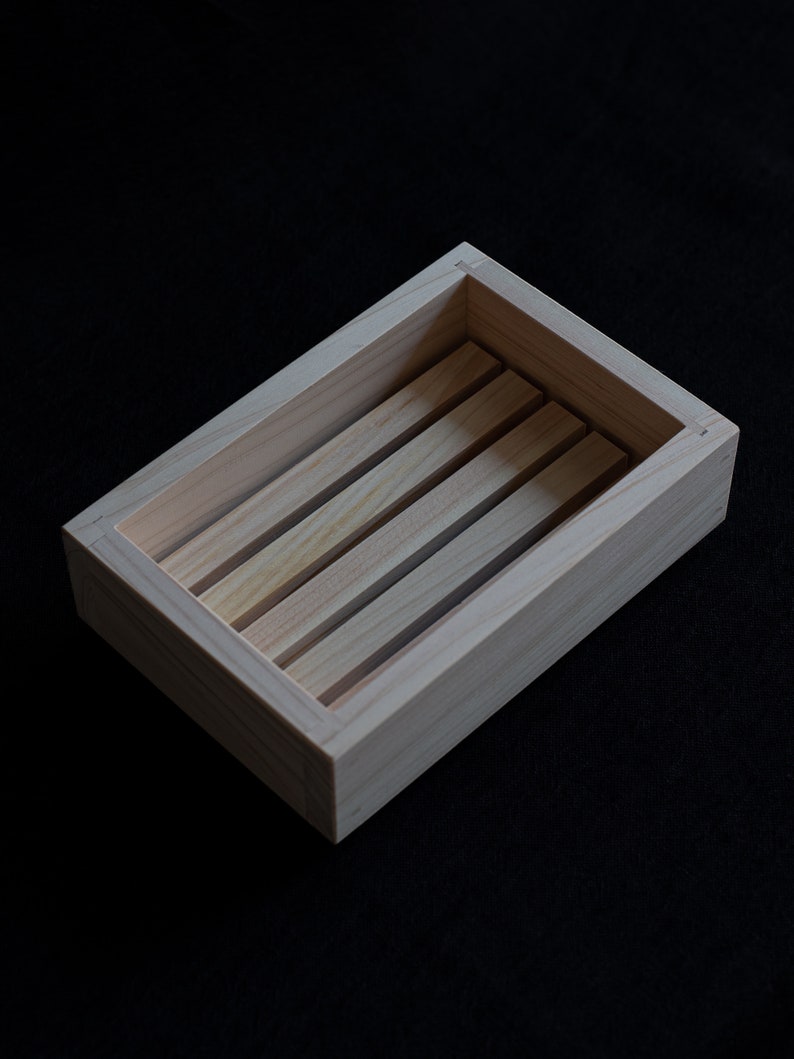 Mujo Store Hinoki Cypress Soap Dish - Thumbnail 4