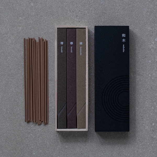 Japanese incense - Assorted Waboku Incense Set (Japanese Wooden Scents)