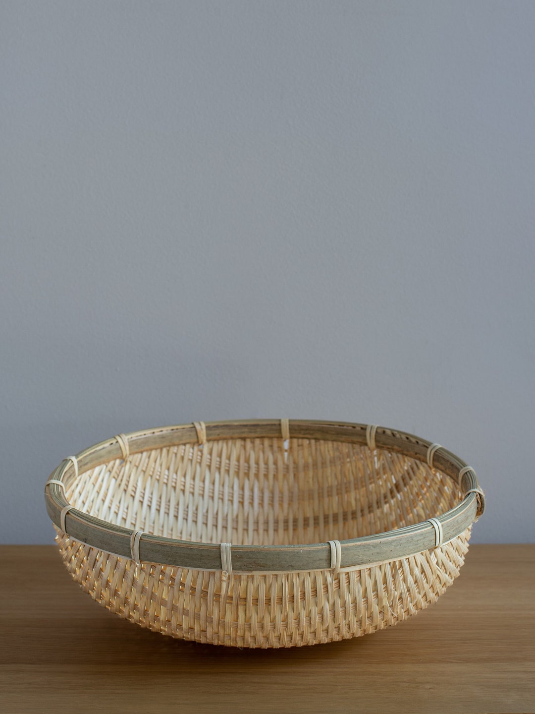 Deep Bamboo Colander - Etsy
