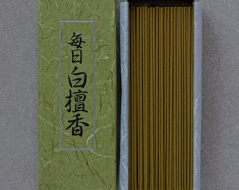 Mainichi Byakudan Everyday Sandalwood Incense - 150 sticks