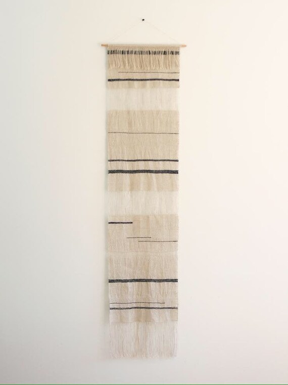 Linen wall hanging best sale