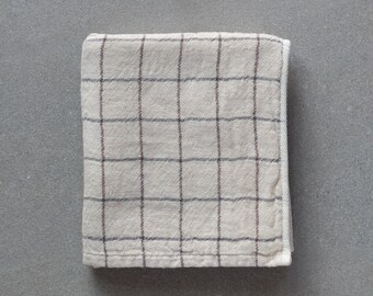 Graph Hand Towel - Earl Grey