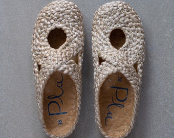 Illetes Jute Clogs - Natural