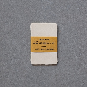 Japanese Handmade Zozo Paper Cards (Pack of 10) - Ecru