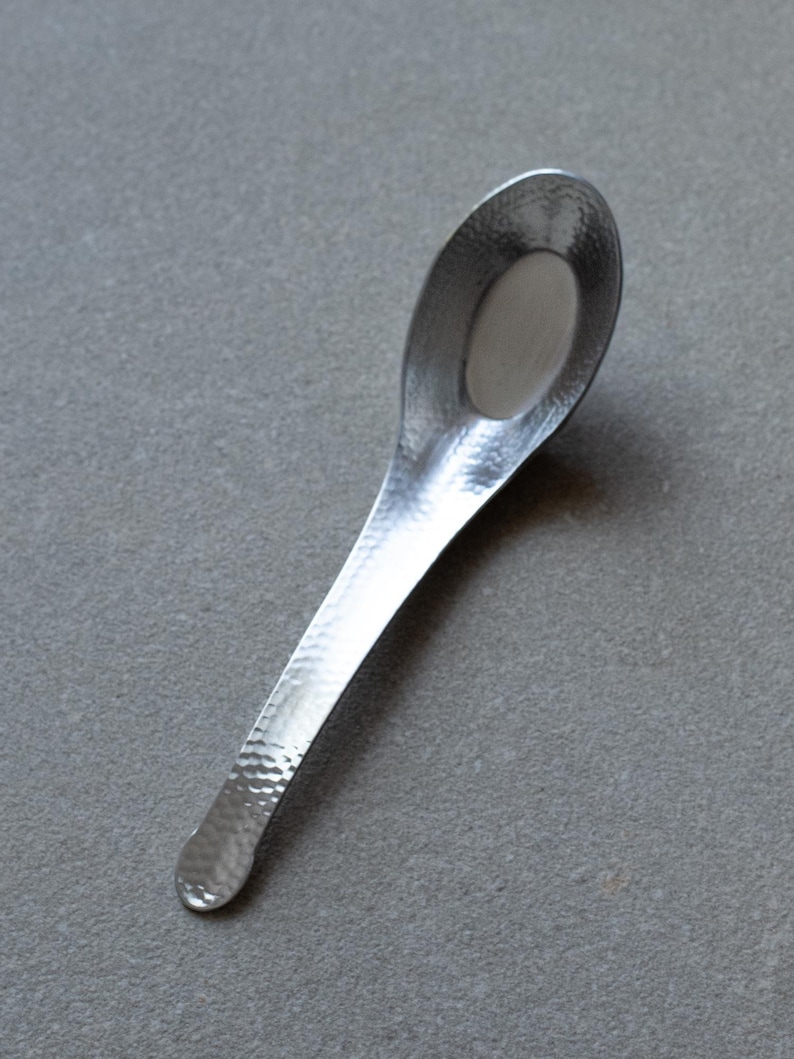 Nagomi Hammered Chinese Soup Spoon - Thumbnail 2