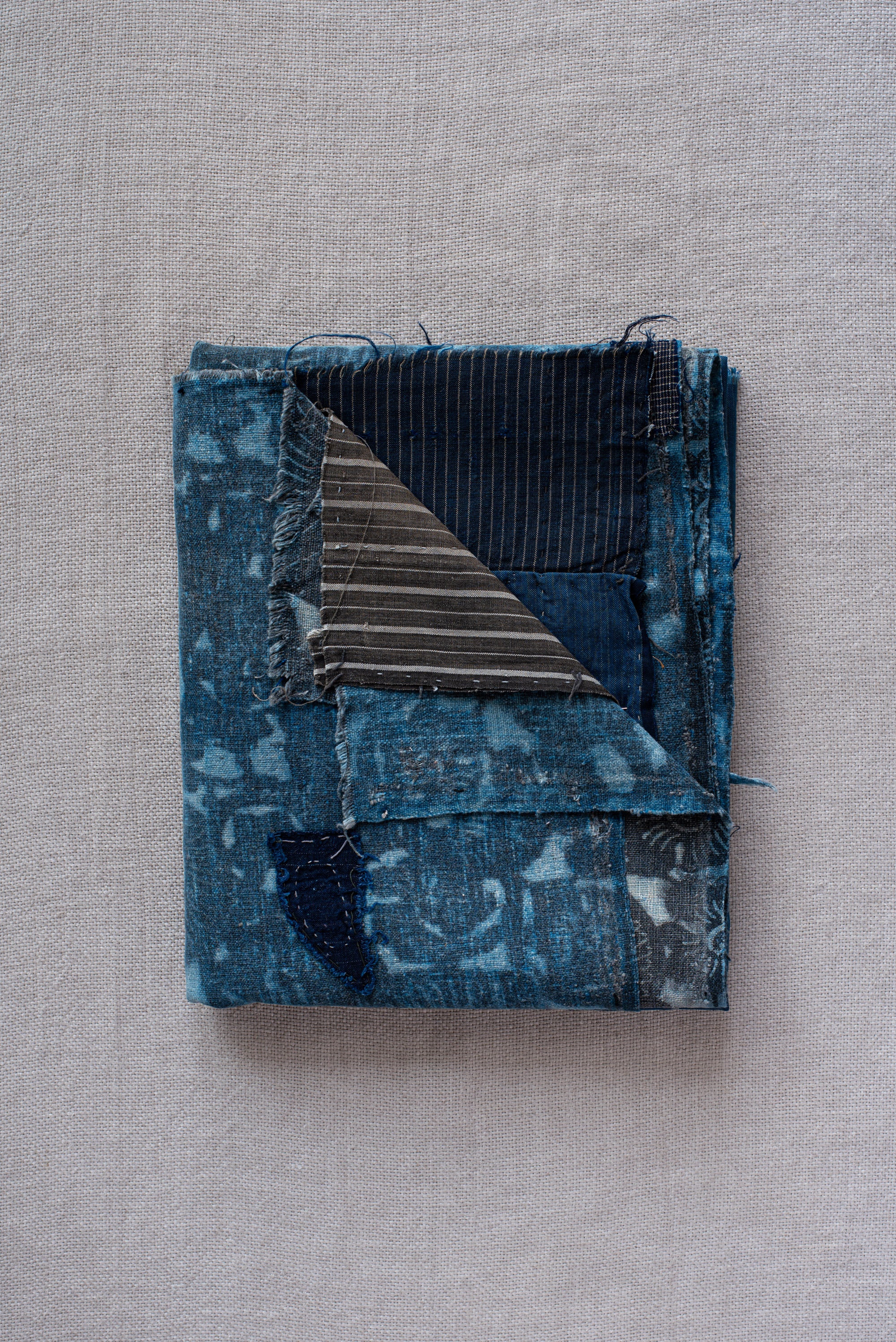 アンティークな日本の藍染めボロ布 - 大判 - Etsy 日本