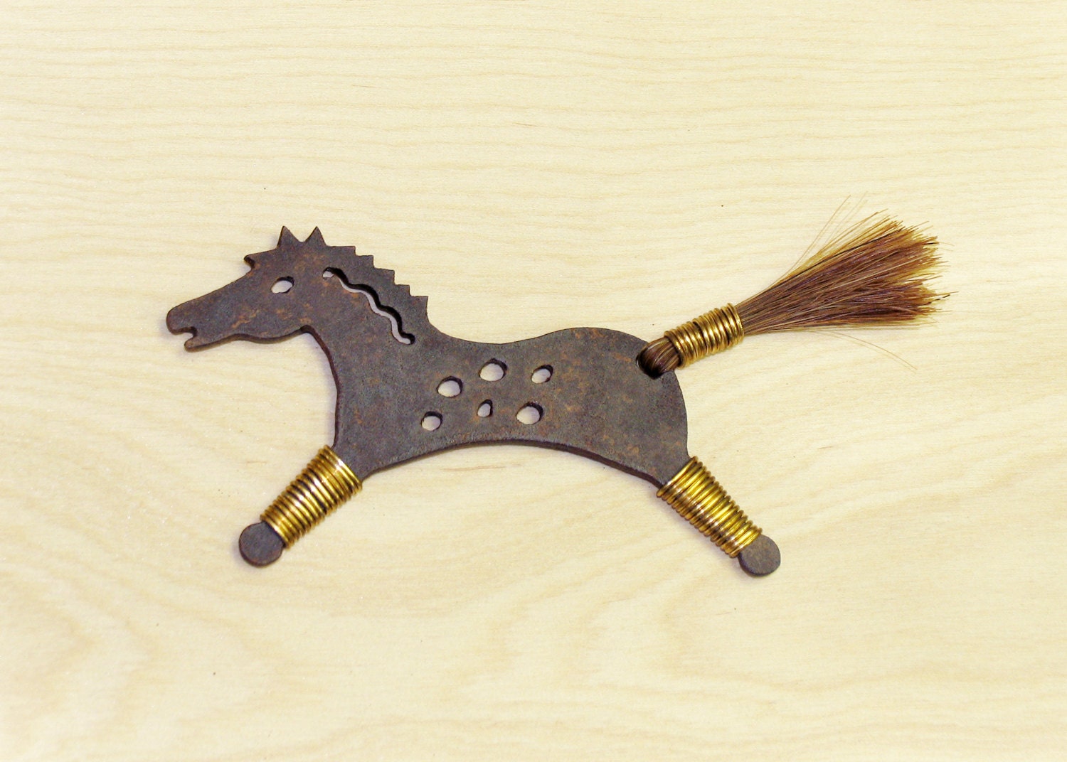 Fun Running Horse cut from rust finished Etsy