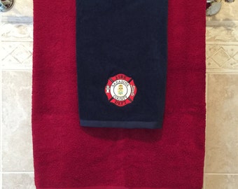 SCFD Hand Towel with maltese cross