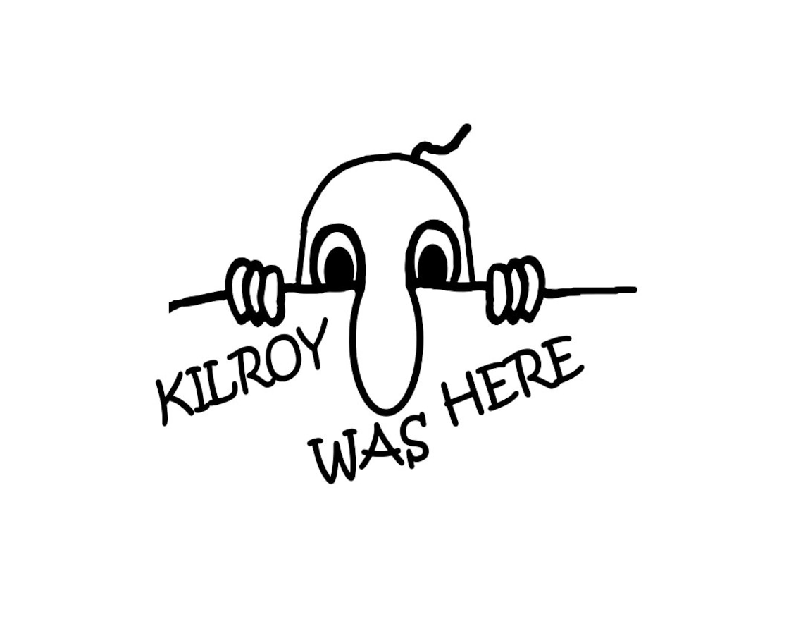 Kilroy Was Here WWII WW2 Graffiti Vinyl Decal Sticker Made - Etsy