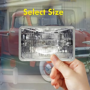Faux Rectangle Headlight Stickers for Stock Cars - Derby, Race, RC Cars - Golf Carts - Motorcycles - Go Carts Karts - Two Decals