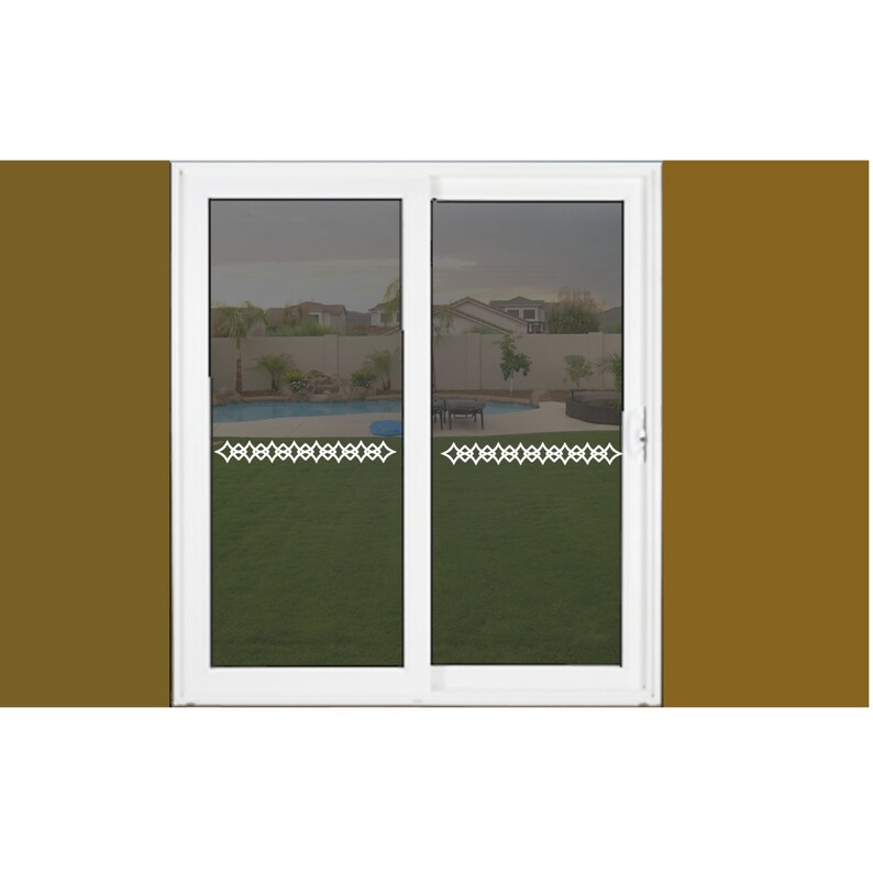 Sliding Glass Door Child Safety Warning Vinyl Decal Set Ver 3 Etsy
