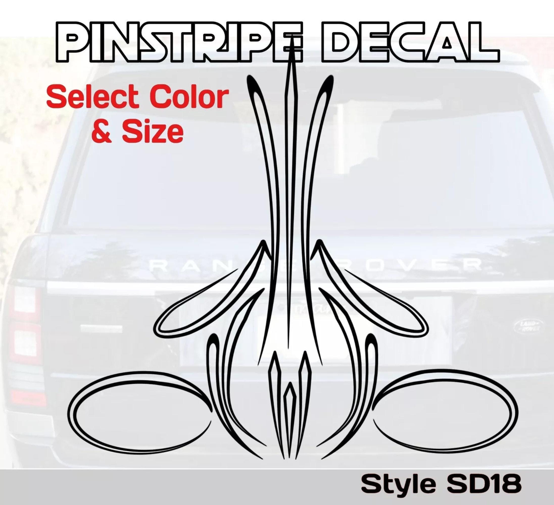Pinstripe Vinyl Decal / Sticker - Fits Car Truck ATV Motorcycle Golf ...