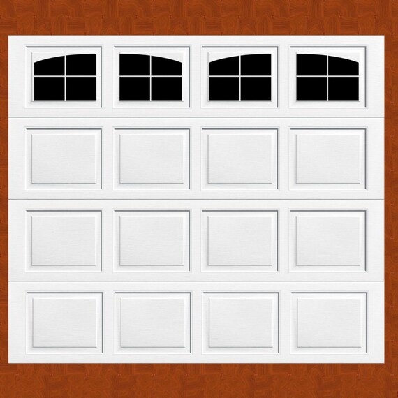 Carriage House Style Faux Windows Garage Door Vinyl Decals Etsy