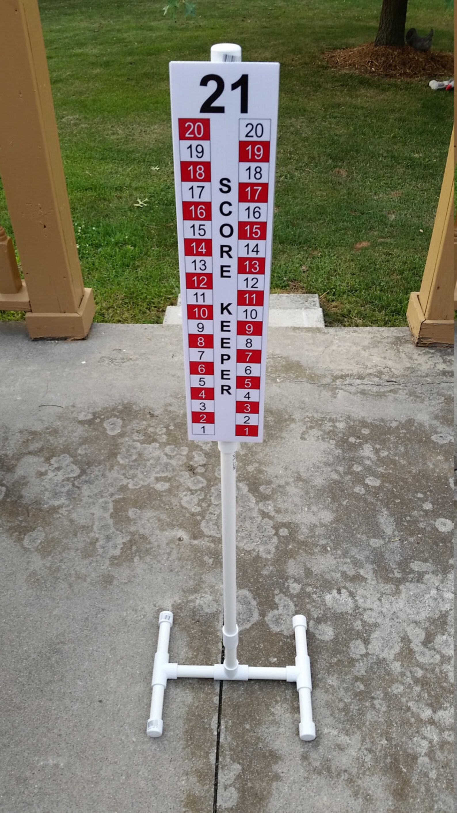 Cornhole Scoreboard W 42 Stand Score Keeper Sign Etsy