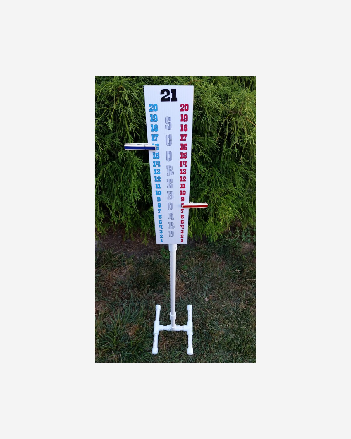 Cornhole Scoreboard W 42 Stand Score Keeper Sign Red - Etsy