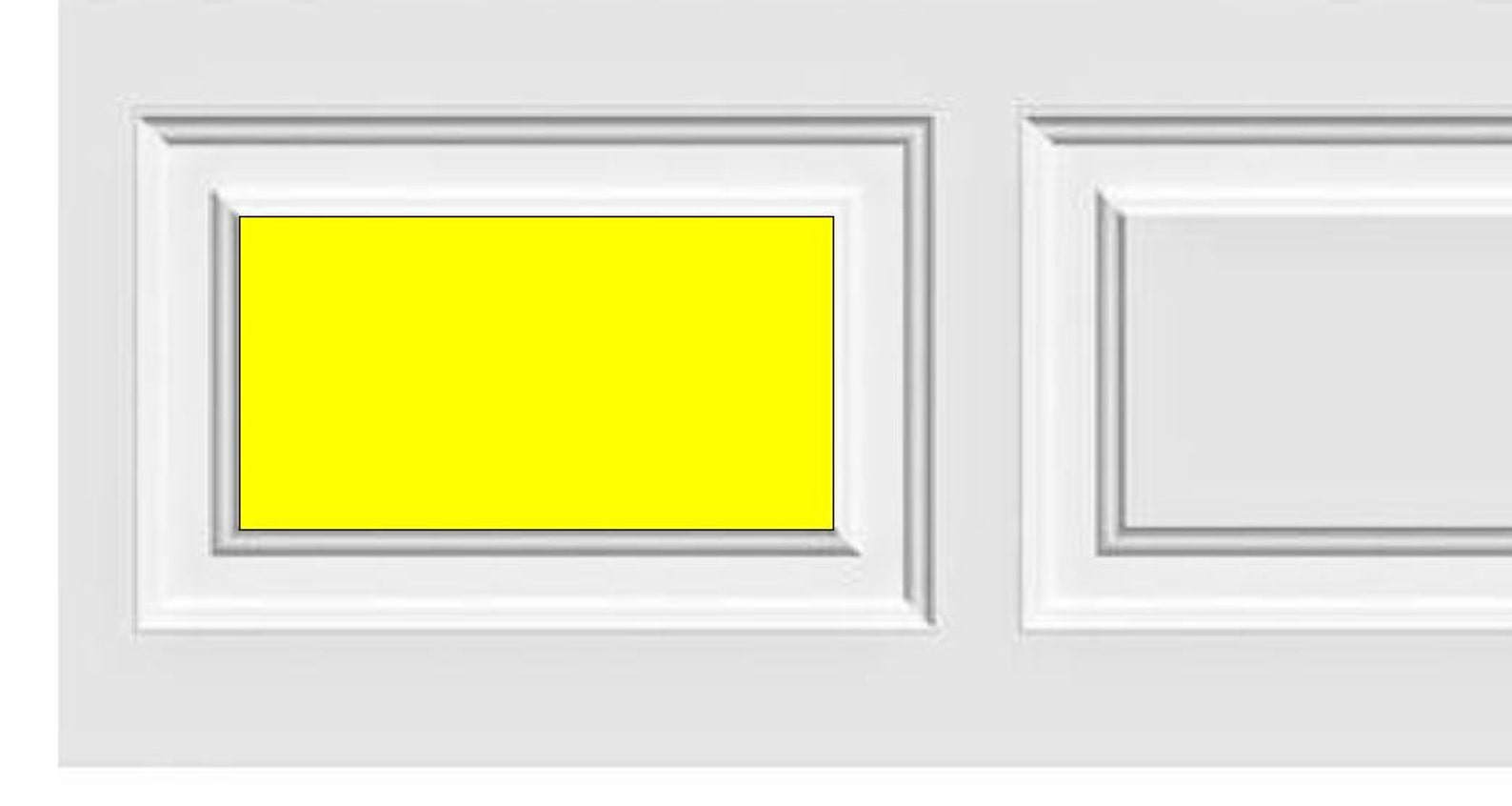 Waterford Faux Window Garage Door Vinyl Decals Fits 8 X 15 & Etsy