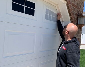 Installing weather strip on garage door - xxx pics