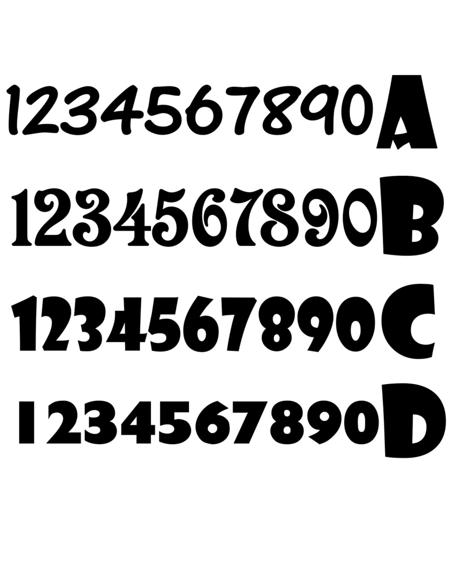 Vinyl House Numbers: Mailbox Decal Stickers, Font Choice - Etsy 日本