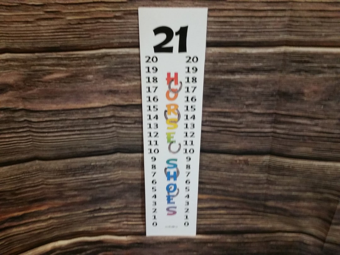 Horse Shoe / Horseshoe Scoreboard Score Keeper Etsy