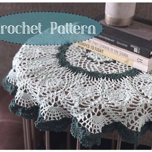 DIY Crochet Pattern / Pineapple Table Topper / Digital Pattern / Classic Doily / Vintage Style Doily