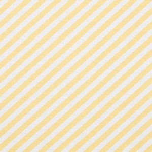 Tissu Yellow Stripes, par mètre, tissu rembourré, décoration intérieure, coton imprimé, coton artisanal, thème pastel, tissus par cour, projets de bricolage